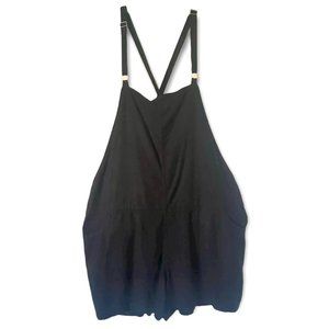 Torrid Black Linen Shortall SZ 2